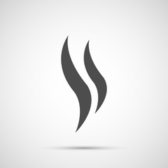 Obraz premium Coffee vector design. Steam icon