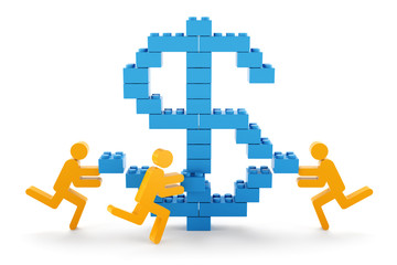 Making money concept