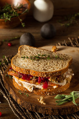 Homemade Leftover Thanksgiving Sandwich © Brent Hofacker