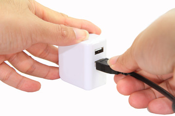 Connect the USB adapter