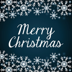 Merry christmas colorful card design