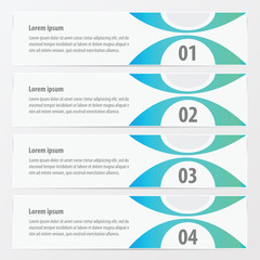 vector banner modern design   blue color
