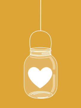 recommend clip art: Jar mason fashion glass