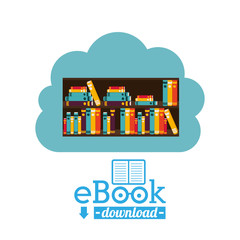 Obraz premium online bookstore , vector illustration