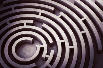 Circular maze