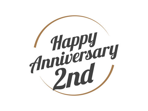 2 Happy Anniversary Logo