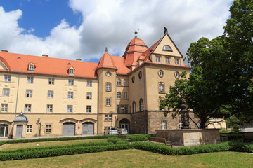 Fototapeta na wymiar Sonnenstein Castle in Pirna, Saxon Switzerland