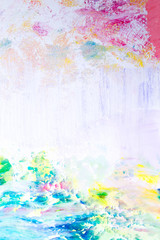 Colorful painted background