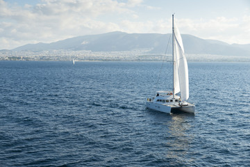  sailing ship in the Aegean sea