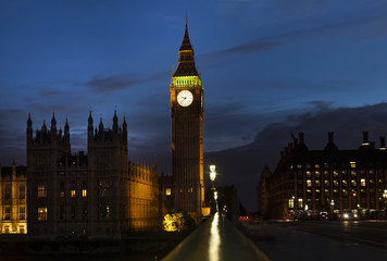 Fototapeta na wymiar London Big Ben and Westminster panorama