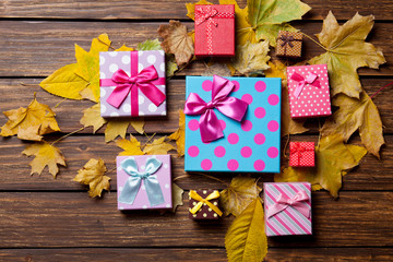 Gifts and leafs