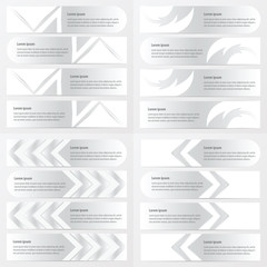 white color banner design