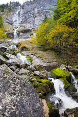 Natürlicher Wasserfall in Deutschland