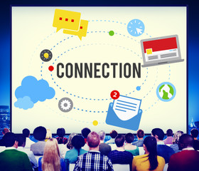 Connection Community Teamwork Technology Concept