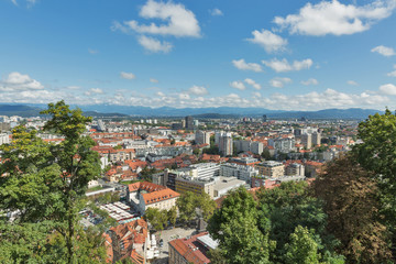 Ljubljana cityscape, Slovenia