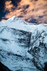 Mountain inspirational landscape, Annapurna range Nepal