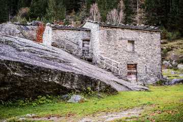 rural building in a mountain village