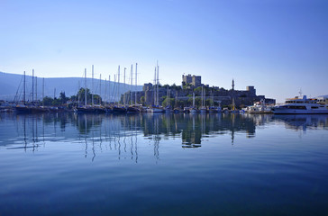 Fototapeta premium Views from famous tourism city Bodrum Turkey