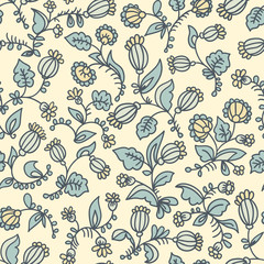 Seamless flowers. 