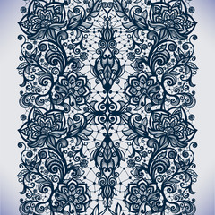Abstract seamless lace pattern with flowers. Infinitely wallpaper, decoration for your design, lingerie and jewelry. Your invitation cards, wallpaper, and more.