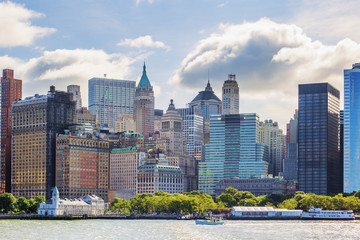 New York City with Manhattan Skyline