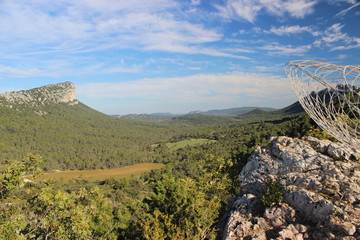 La baleine du pic saint loup, hérault, france