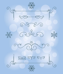 christmas decoration ornaments.vector design.