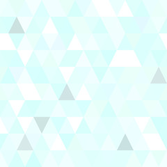 Triangular shape shimmering seamless pattern. Geometric shiny background.