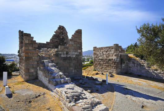 Myndos Gate of famous tourism city Bodrum Turkey