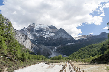 Xian Nairi snow Mountain