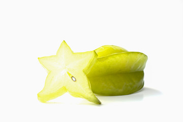 Fototapeta premium star apple isolated on white background
