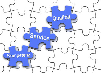 Service - Kompetenz - Qualität 3, Puzzle