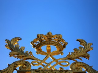 Fototapeta na wymiar Décor grille chateau versailles
