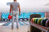 Playing bowling