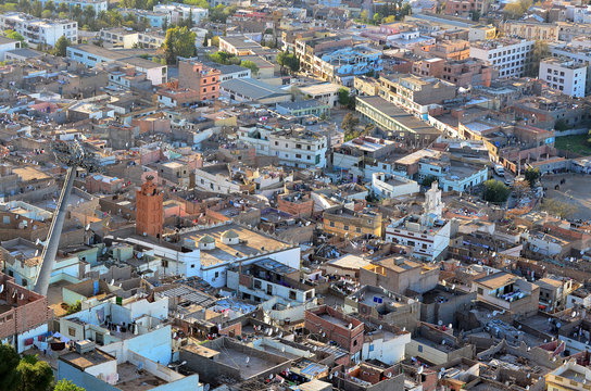 Panorama miasta Tlemcen w Algierii