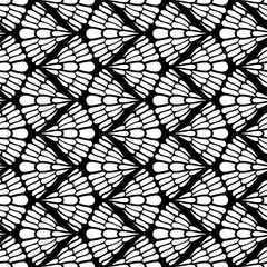 Abstract Black and White Pattern.