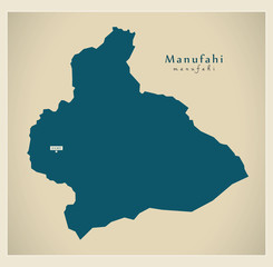 Modern Map - Manufahi TL