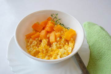 millet porridge with pumpkin
