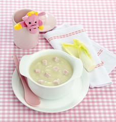 soup-puree endive and ham