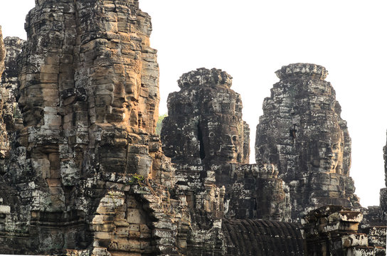 The Bayon  Khmer temple 
