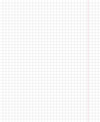 Blank sheet of a school notebook in the cell