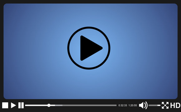 Video player template for web,