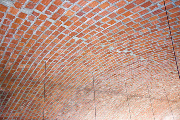 Fototapeta premium Barrel vault of a building used as a warehouse