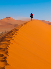 Red dune ridge walk