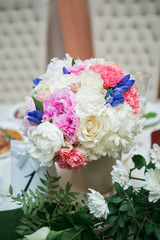 Colorful bridal bouquet