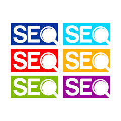 SEO (Search Engine Optimization) Logo Template