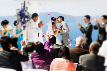 stylish rich asian bride and groom dancing first wedding dance i