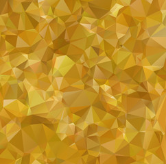 Yellow Polygonal Mosaic Background, Creative Design Templates