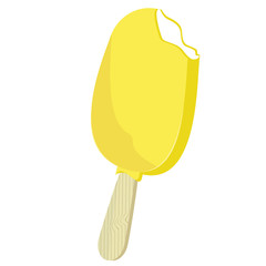 Lemon, orange, pineapple ice cream