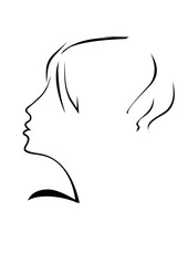 silhouette of a girl